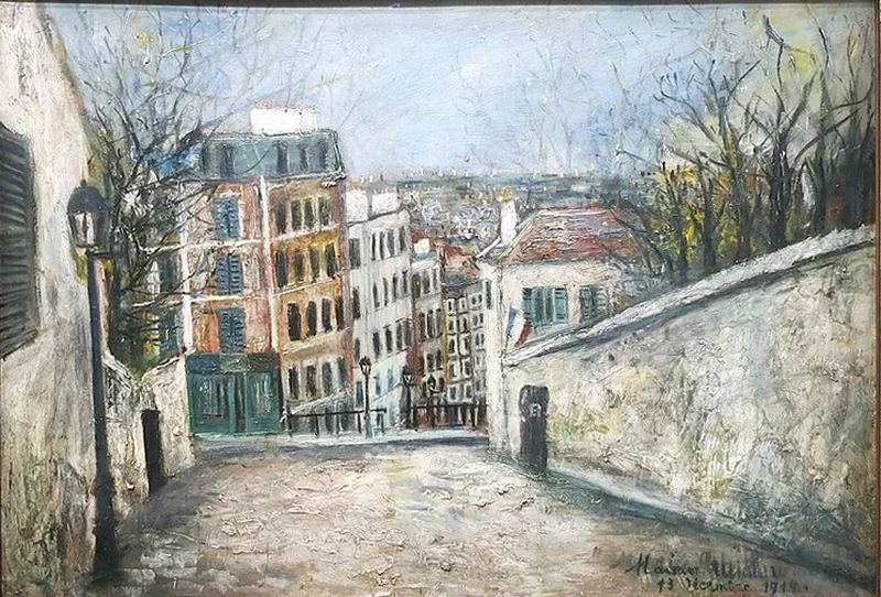 Rue du Mont - Cenis a Parigi, 1914, Musée Marmottan, Paris